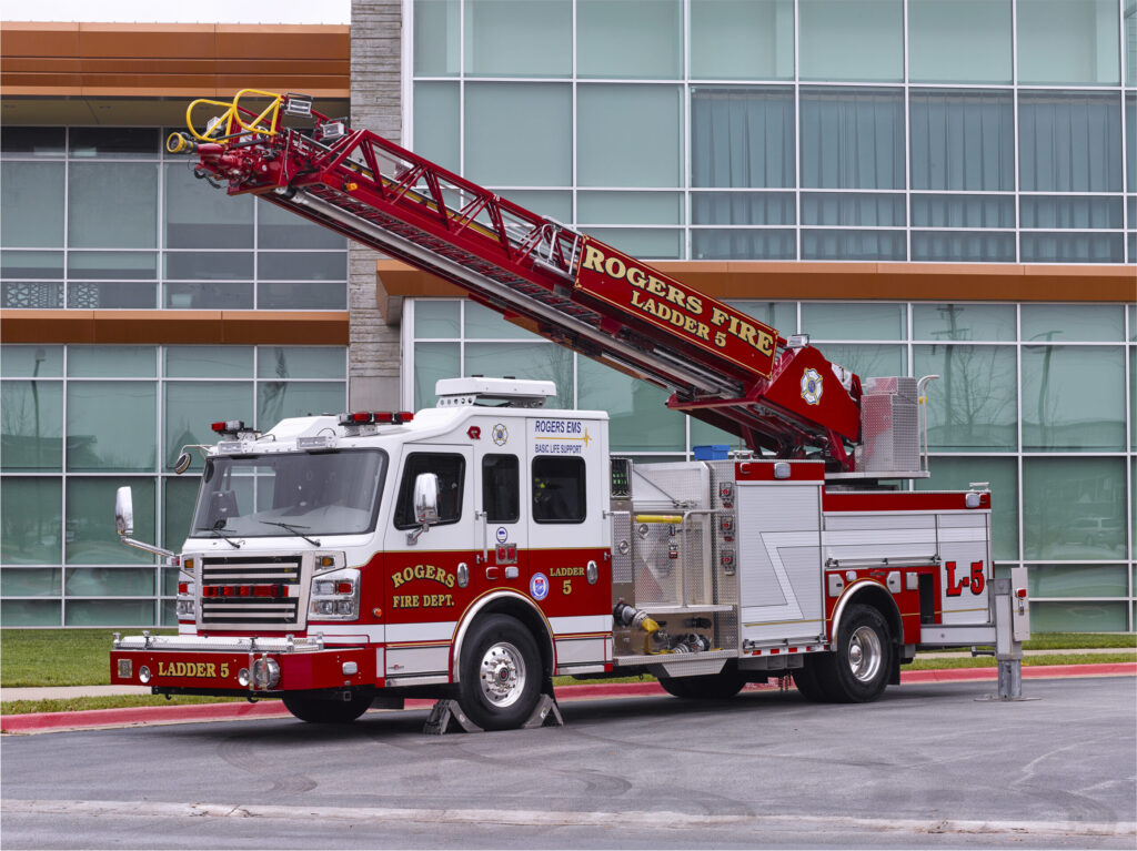 Rosenbauer aerial in service