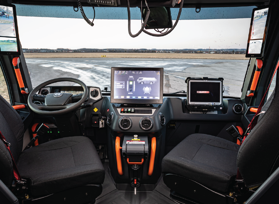 RTX crew cockpit interior